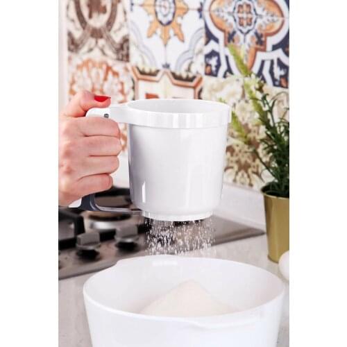 Sampurchase Practical Flour Sieve (White, Gray, Pink)