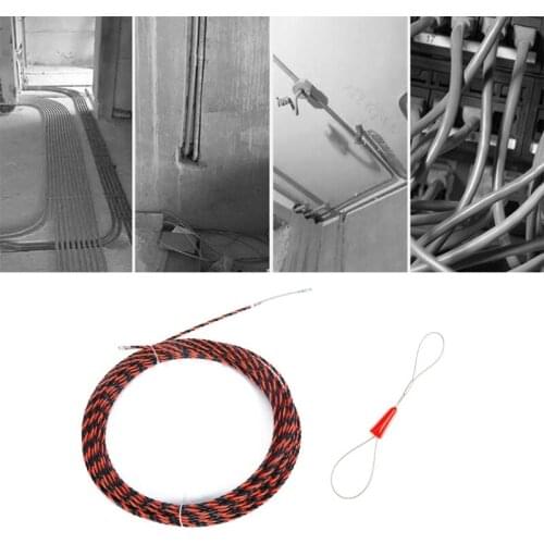 Cable Puller Fiberglass Electric Cable Wire Puller Electrical Tool Tape Cable Guide Device Push Duct Snake Rodder Fish