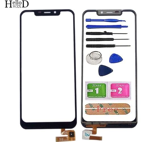 Touch Screen Glass For Oukitel C12 / C12 PRO Touch Screen Panel Digitizer Front Glass Lens Sensor Mobile Phone Tools Accessories