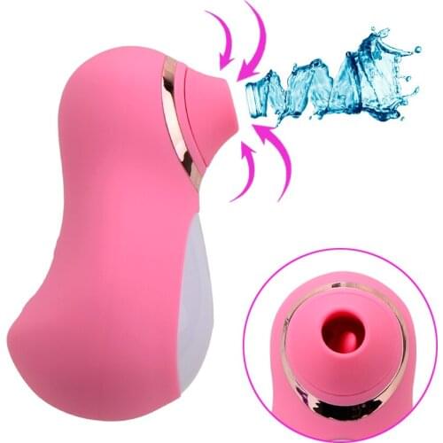 Silicone Sex Oral Licking Clitoral Sucking Vibrator G spot Clitoris Stimulator Nipple Tongue Vibrator 10 Speeds