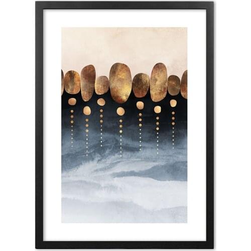 Nordic Modern Light Luxury Abstract Nordic Art Wall Art Paper Painting Landscape Wall Pictures For Living Room Decor