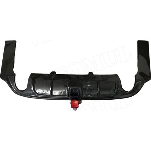 Carbon Fiber Rear Lip Diffuser Spoiler Splitter For Volkswagen VW Passat CC Sedan 4 Door 2013 2014 2015 2016 Bumper Skid Plate