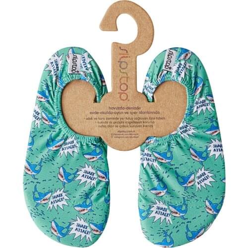 Green Male Child Marine Footwear