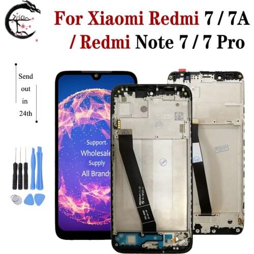 LCD For Xiaomi Redmi 7 lcd Redmi 7A Display Screen Touch Digitizer Assembly Redmi7 Display With Frame Redmi7A LCD Replacement