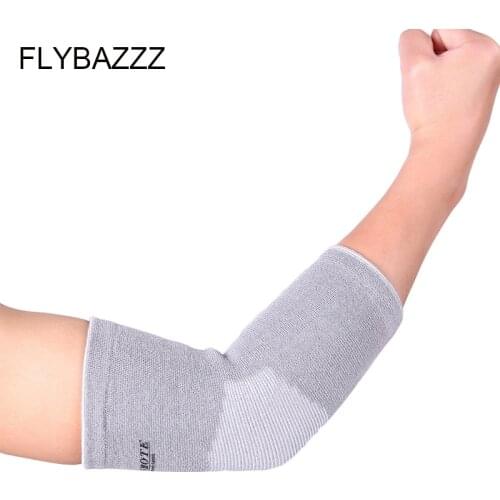 FLYBAZZZ 1PCS Elbow Brace Support Sport Safety Elbow Protector Protection Elastic Bandage Lengthen Absorb Sweat Elbow Pads Guard