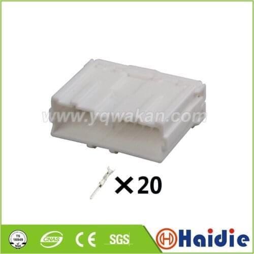 2sets 20pin electric auto plastic plug MG 620411 cable wire harness connector with pins MG620411