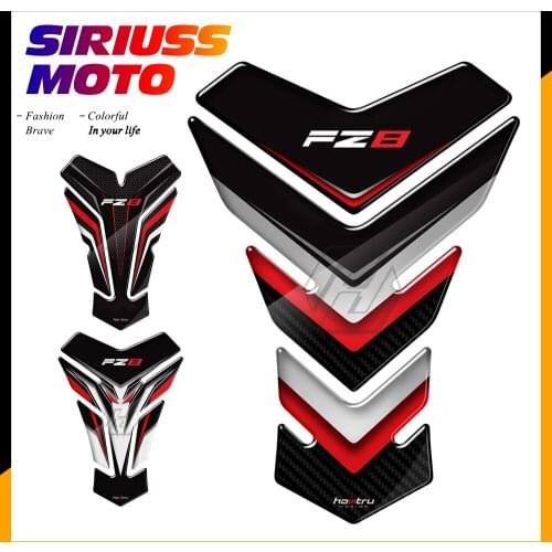 3D Motorcycle Tank Pad Protector Stickers Case for Yamaha FZ8S FZ8 Fazer ABS Decals