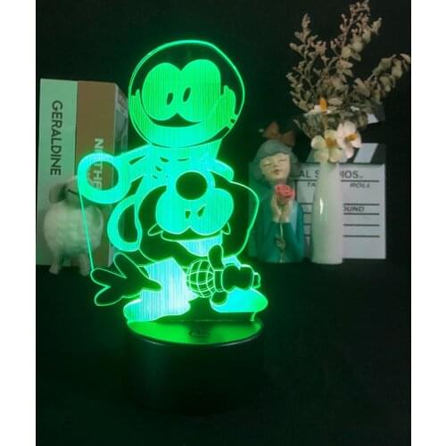 3D Night Light Alarm Clock Base Lamp Color Changing Friday Night Funkin Game Directly Supply Delivery Decor Dropship Gift