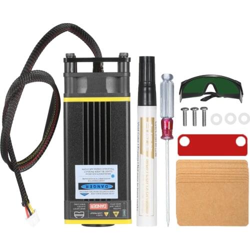 40W Laser Module 448-462nm Laser Cutting Engraving Module Light TTL Module Set for Laser Engraving Machine Cutting Tool Super