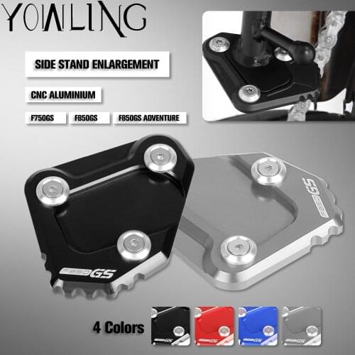 Side Stand Pad Kickstand Enlarger Support Extension Support Plate For BMW F 850 GS F850GS ADVENTURE F850 GS 2018 2019 2020 2021
