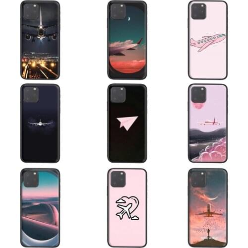 Black Etui Painting Deals Cartoon Air Plane For Redmi K40 9C Nfc 9A 8A 7A K30S K30 Pro Plus 5G
