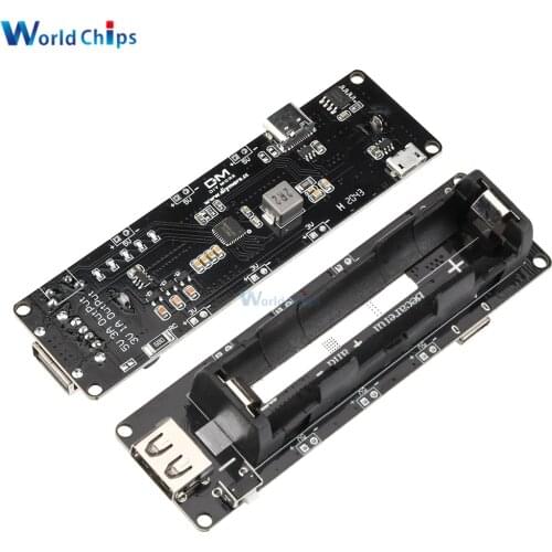 Diymore 18650 Battery Shield V3 For Raspberry Pi WEMOS For Arduino Micro USB Type-A USB Output Diy Kit