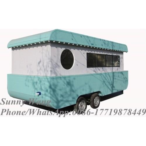 Direct Factory Price Food Cart Kiosk Food Truck Mobile Food Trailer caravan coffee cart