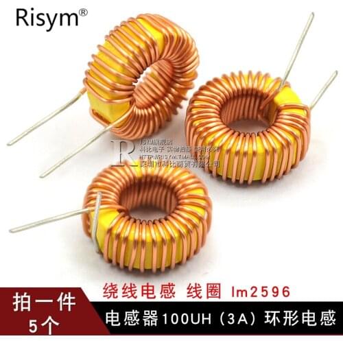 Inductor 100UH (3A) Loop Inductor Coil Inductor Coil Lm2596 Inductor