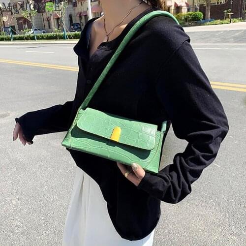 Leather Women Handbags Fashion Pattern Ladies Vintage Shoulder Trunk Female Classic Elegant Shoulder Handbags Totes Bag #30