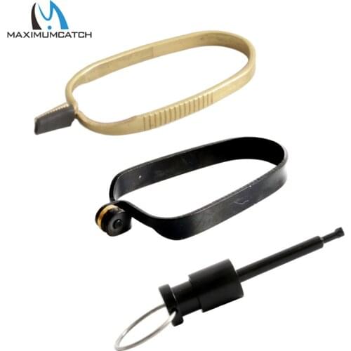 Maximumcatch Fly Tying Tools Stainless steel and Brass Hackle Pliers Non skid Flies Making Fishing Accessories