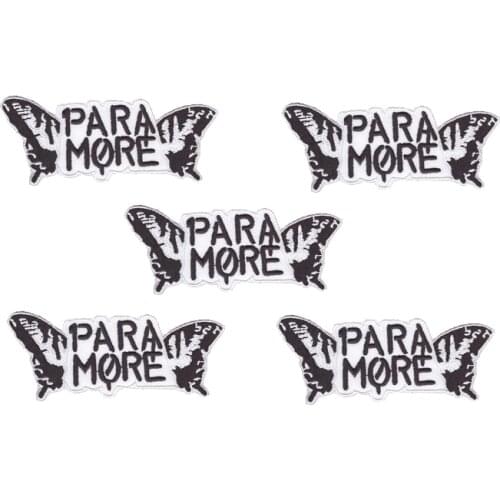 Fashion classics New Paramore Sew Iron On Patch Rock Band Heavy Metal Embroidered DIY DIY clothes bag shoes and cap decoration