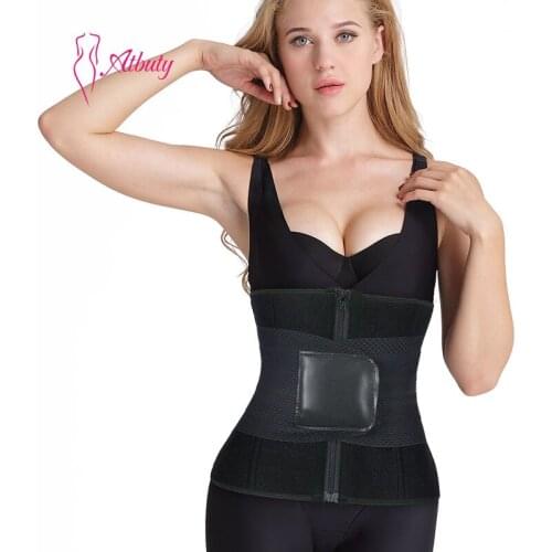 ATBUTY Neoprene Sweat Waist Trainers Corset Body Shaper Sports Girdles Workout Belt For Women Weight Loss
