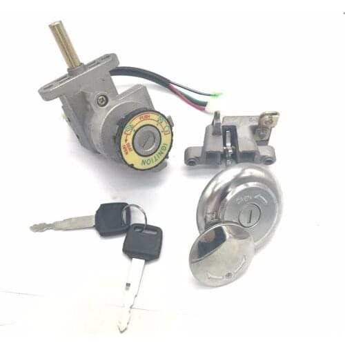 New IGNITION LOCK KEY SET SCOOTER GY6 CHINESE 4STROKE 50-150cc PEACE ZNEN JMSTAR BMS