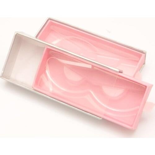 Wholesale Pink Luxury Custom False Eyelash Packaging Box With Tray Eyelashes Box Package Makeup Drawer Lashes Box Case Vendors
