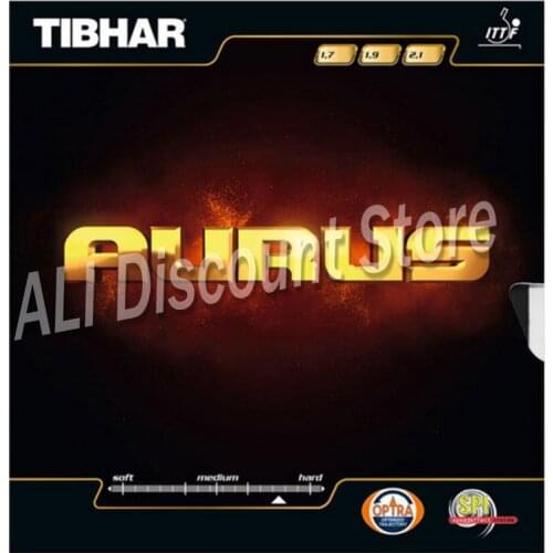 Original Tibhar Table Tennis Rubber Aurus Sound Soft Ping Pong Racket Pimples In Rubbers