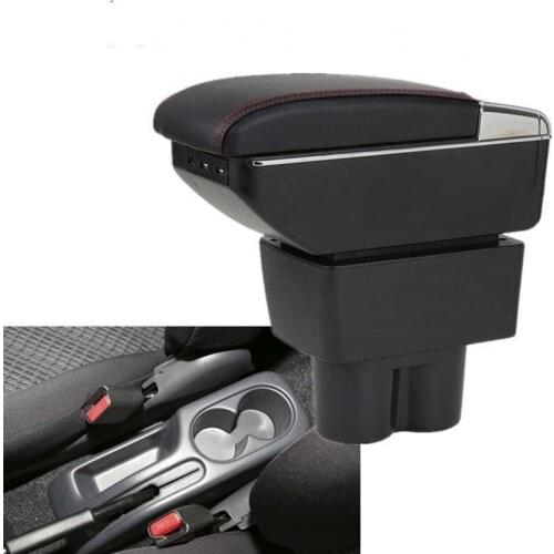 Armrest storage box car organizer seat gap case pocket content box with USB cup holder fit for SUZUKI JIMNY ARMREST BOX