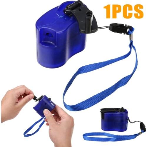Portable Outdoor Tool USB Hand Crank Charger Emergency Power USB Hand Crank SOS Phone Charger Camping Backpack Survival Tool