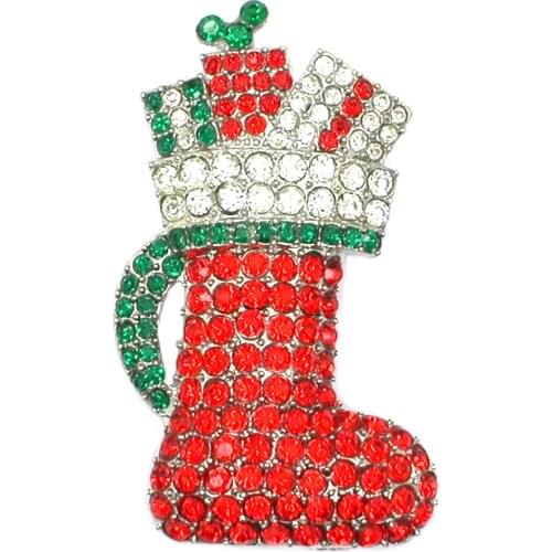 Christmas Brooches Women Men Christmas Socks Party Causal Office Brooch Pins Gifts