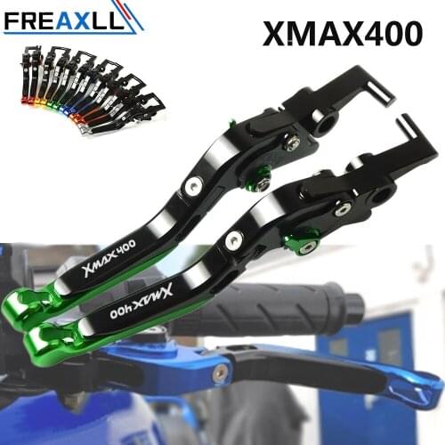 Motorbike Handle Motorcycle Adjustable Folding Extending Brake Clutch Levers For Yamaha XMAX400 XMAX 400 X-MAX 400 All Year