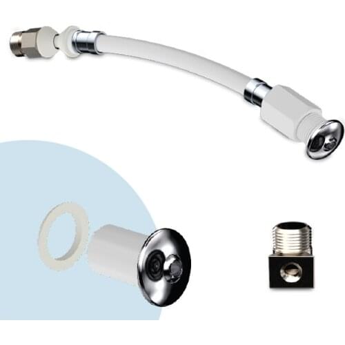 SELF CLEANING PIPE WITH CIRCULAR STAINLESS STEEL (316 L) NOZZLE 110 MM