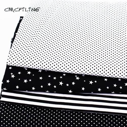 CMCYILING Printed Cotton Fabric For Needlework DIY Patchwork Quilting Sewing Home Textile Cloth Dot Fabric