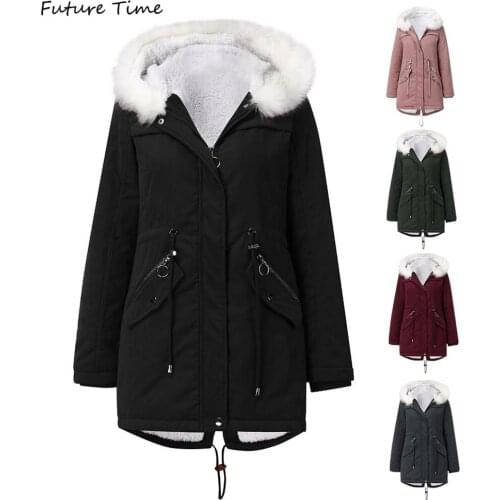 Winter Long Parka Women Big Fur Collar Jacket for Woman Hooded Windbreaker Warm Thick Coat Female Clothes Brand Outwear Clothing