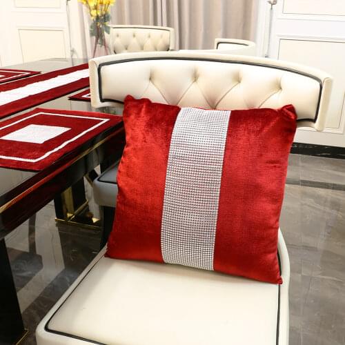1pcs 45*45cm Flannel Pillow Case For Pillow Case Square Diamond Cover Flannel Home Textile Supplies