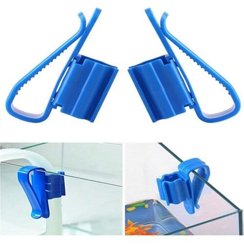 2Pcs Home Brew Beer Bucket Tube Clip Fish Aquarium Water Filter Pipe Hose Holder