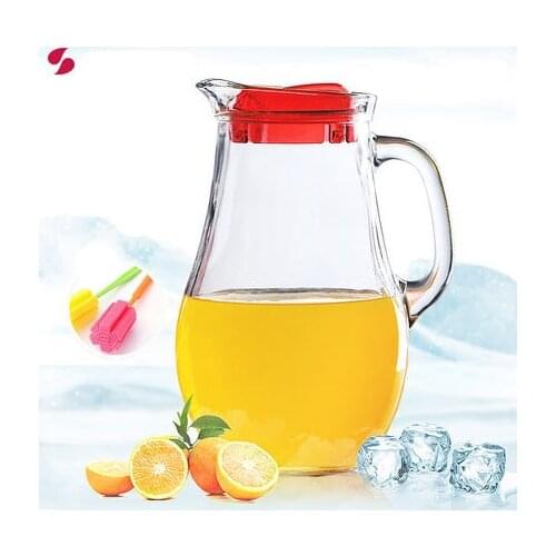 2000ml Turkey imports large capacity Tea bottle cold water cans hot and cold kettle high temperature glass cold kettle heat