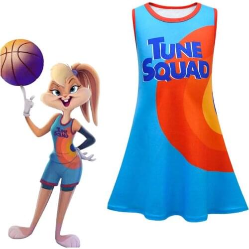 2021 Brand New Arrival Space Jam 2 Cosplay Dress Halloween Child Cosplay Costume