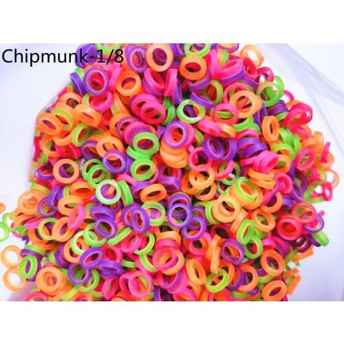 3.5OZ 1/8 Dental Elastics Bands Rubber Colorful Ligatures Power Ties Brackets Gap 1000/5000pcs