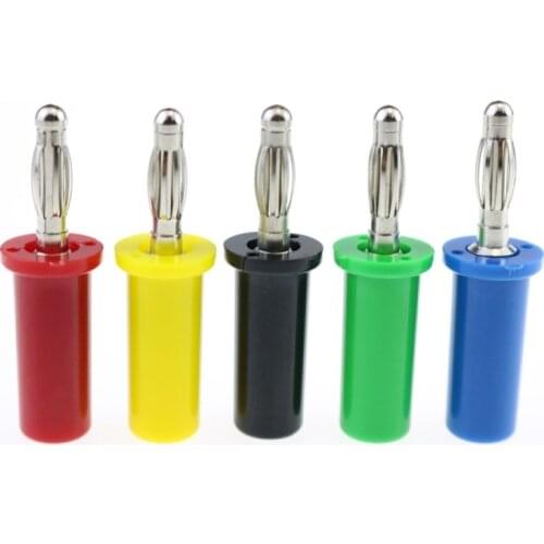 4mm Banana Plug Audio Speaker Amplifier Cable Wire Power Screw Jack