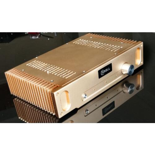 Breeze Audio Aluminium enclosure wire drawing of 1969 a chassis amp chassis aluminum amplifier enclosure diy amplifier chassis