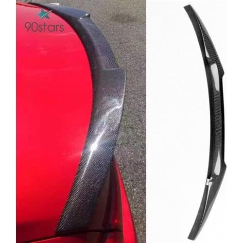 Real Carbon Fiber Rear Trunk Spoiler Wing Boot Lip Cover For Infiniti Q50 Q50L 2014-2020 M4 Type PSM Style Car Accessoires