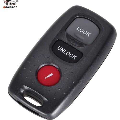 DANDKEY NEW 3 Buttons For MAZDA 3 6 MPV Protege 5 Shell Car Remote Key Keyless Case Housing Fob Replacement