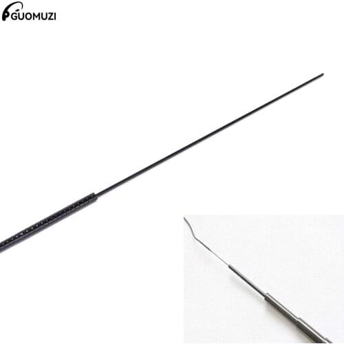46cm 2intervals Fishing Rod Spare Tips Solid And Hollow Carbon Rod Accessories