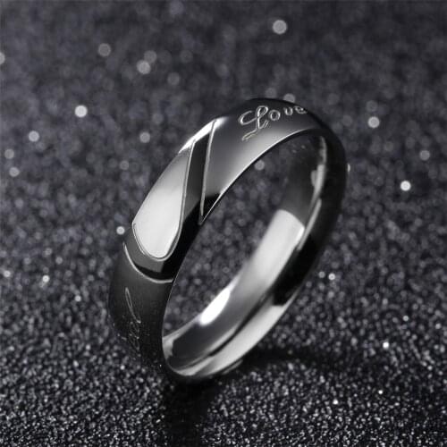 PENGBIN Love Heart Puzzle Ring For Men Women Heart Couple Rings Wedding Engagement Ring Valentines Day Rings Jewelry Gift