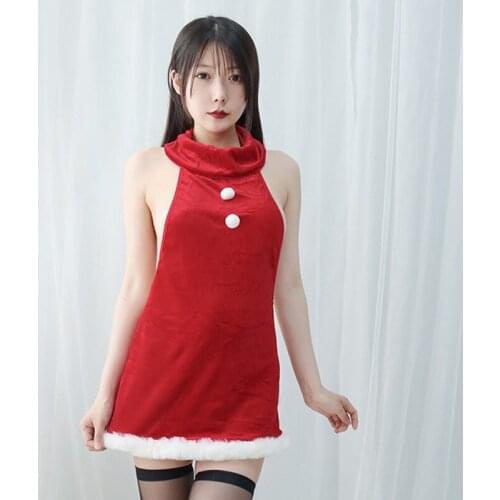 RED Anime Maid Cosplay Costumes Japanese Exotic Dresses Women Uniform Cosplay Suit Cute Girls Sexy Lingerie Set