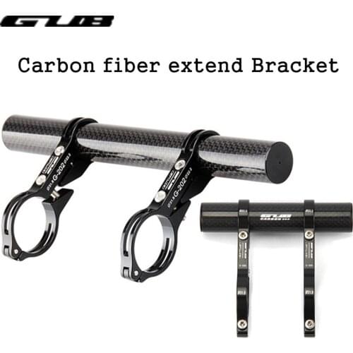 GUB 559 Bicycle Handlebar Extended Bracket MTB Bike Headlight Mount Bar Computer Holder Aluminum Computer Holder G-202 carbon558