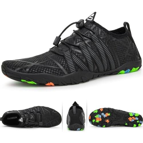 Summer Men Women Barefoot Wading Shoes Quick Dry Aqua Water Shoes Beach Sandals Hiking Shoes Breathable Diving Swimming Sneakers