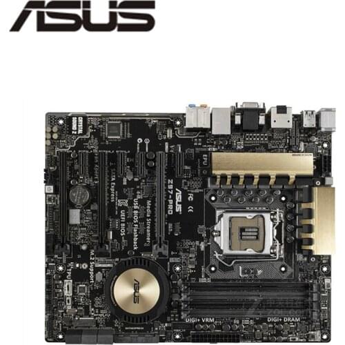 For Asus Z97-PRO Desktop Motherboard Z97 LGA 1150 For Core i7 i5 i3 DDR3 SATA3 USB3.0 Original Used Mainboard