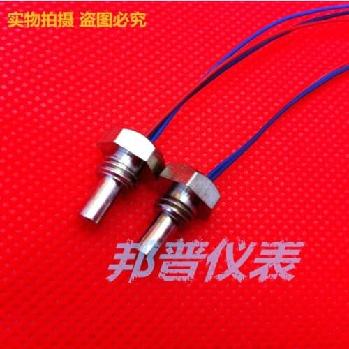 Mini PT100 temperature sensor micro PT100 thermal resistance M8/ thread installation pt100/M8