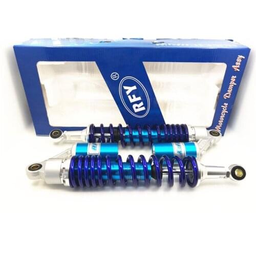 New universal 375mm 1pair 8mm spring motorcycle Air shock absorber for yamahm honda Scooter Dirt Bike Quad Gokart ATV