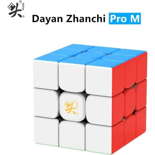 New Dayan Zhanchi Pro M 3x3x3 Magnetic Magic Cube Stickerless Puzzle Cubes Magnets Speed Cubes Educational Toys Gifts For Kids